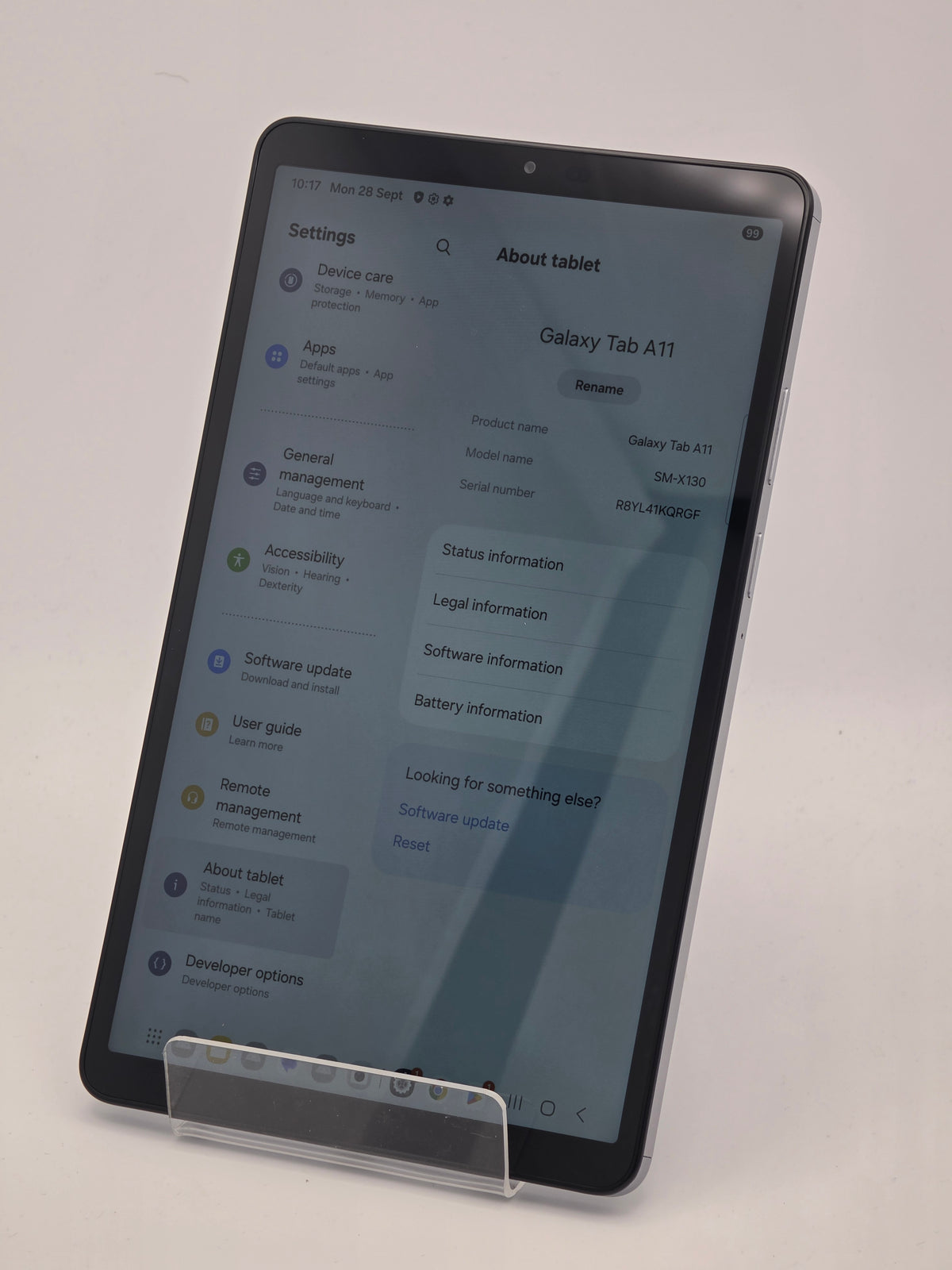 Samsung Galaxy Tab A11 128GB, Silver, Grade B