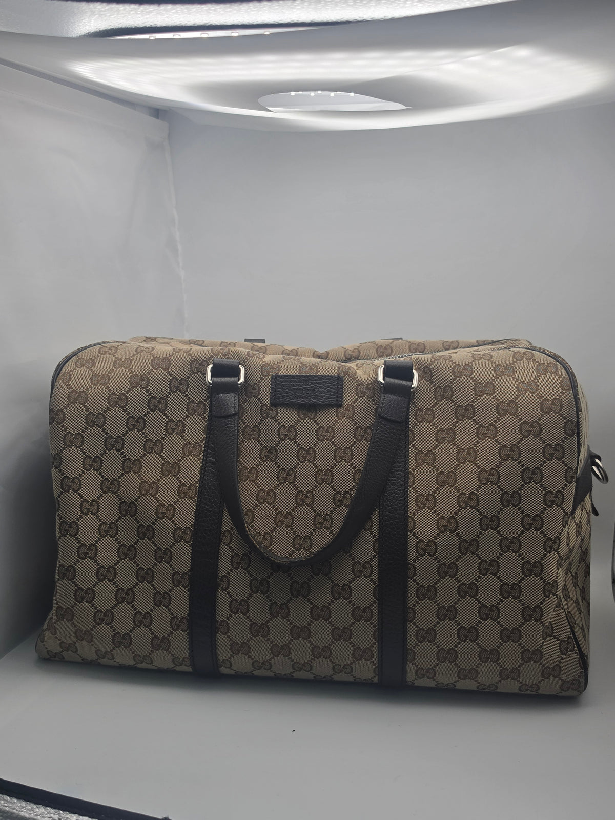 Gucci Duffle Weekender Bag, Grade B