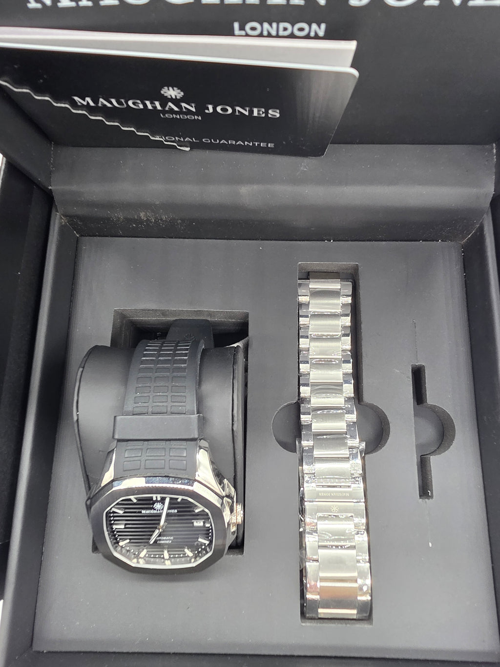 Maughan Jones Luminex Black Dial Automatic Watch Black, Grade B