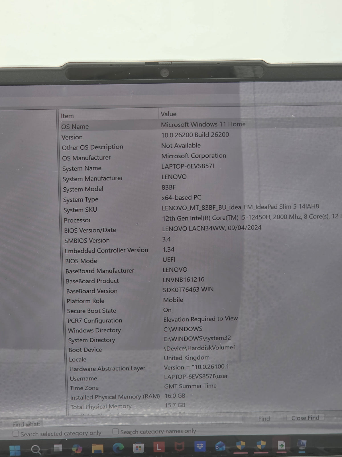 Lenovo Ideapad Slim 5 Laptop 512GB, Silver, Grade B