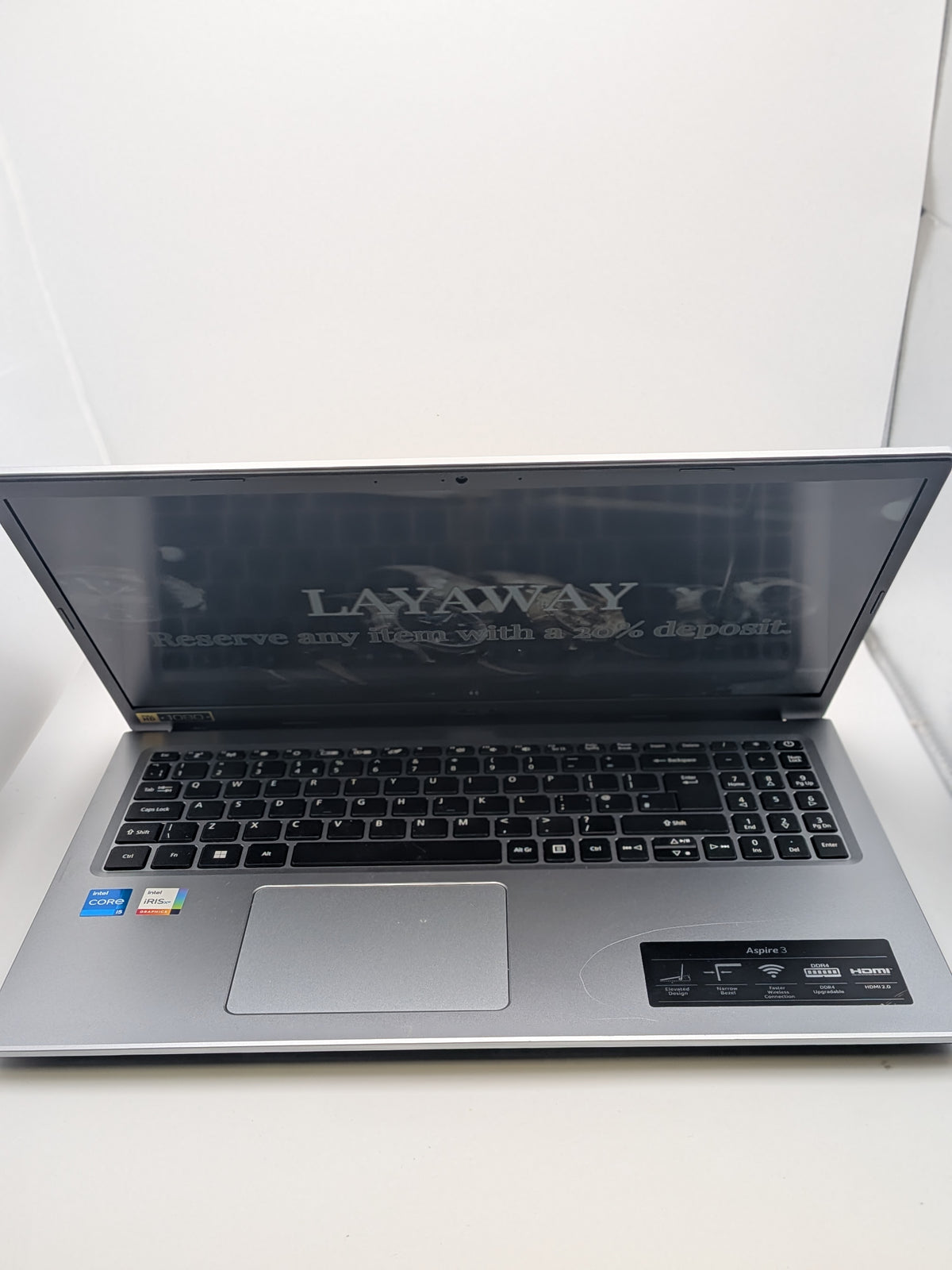 Acer Aspire 3 A315-58 Laptop, Silver, Grade B
