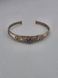9ct Gold Openwork Cuff Bangle, 6.72G