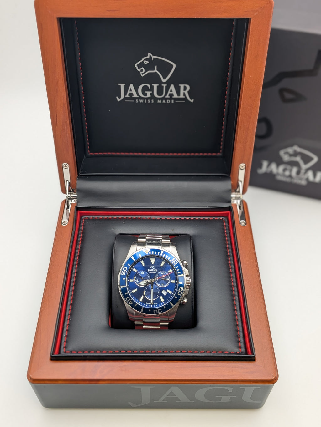 Jaguar J681 Executive Chronograph Watch, Blue Dial, Grade B