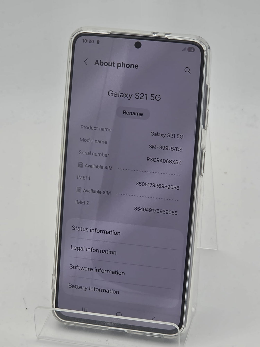 Samsung Galaxy S21 5G 128GB Titanium Grey, Grade B