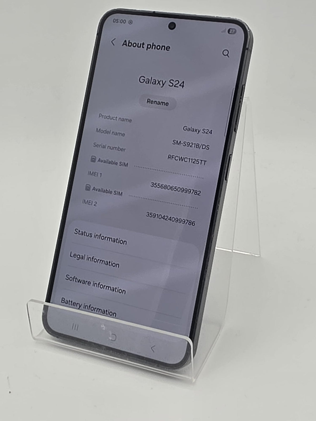 Samsung Galaxy S24 128GB Black, Grade C