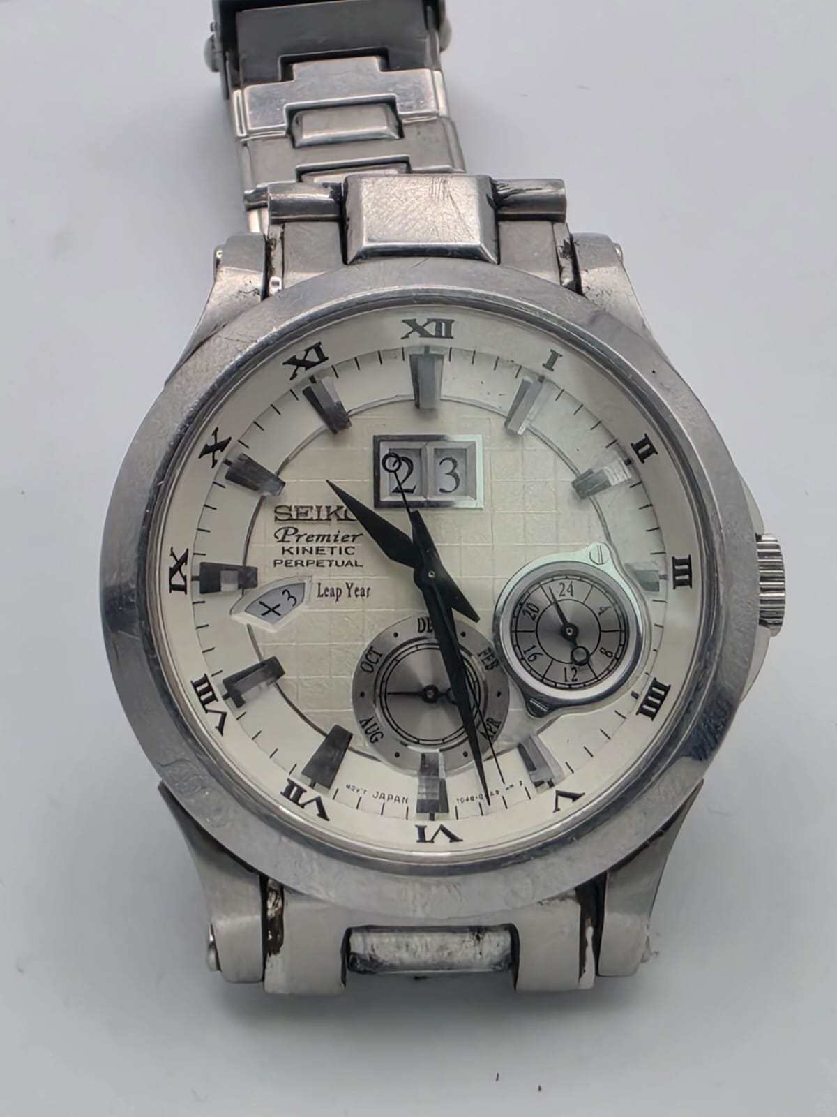 Seiko Premier Kinetic Perpetual Watch, Grade C