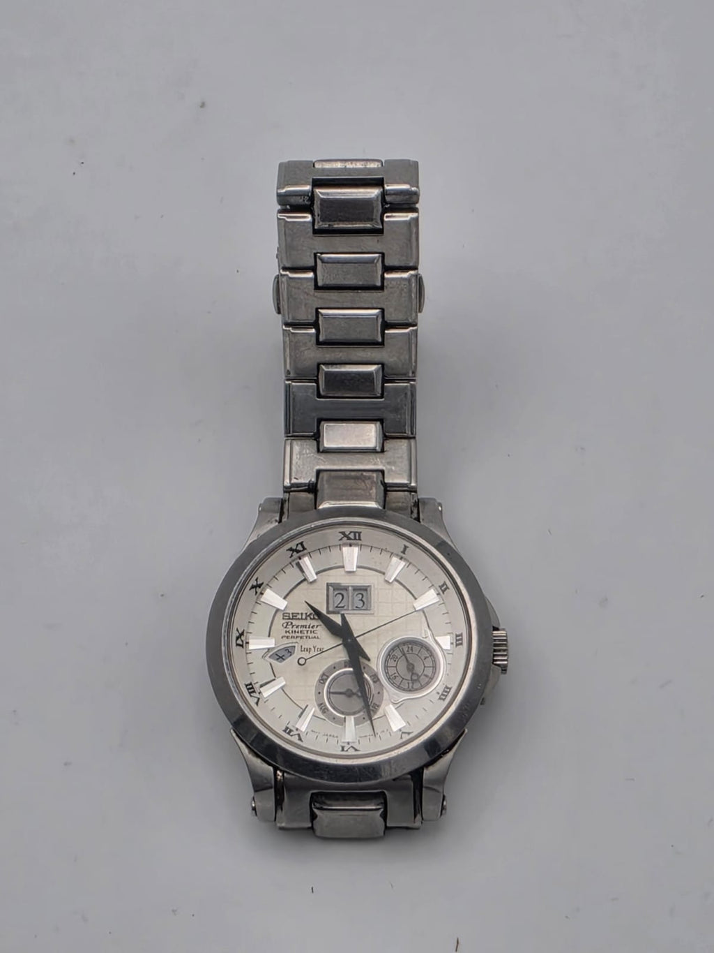 Seiko Premier Kinetic Perpetual Watch, Grade C
