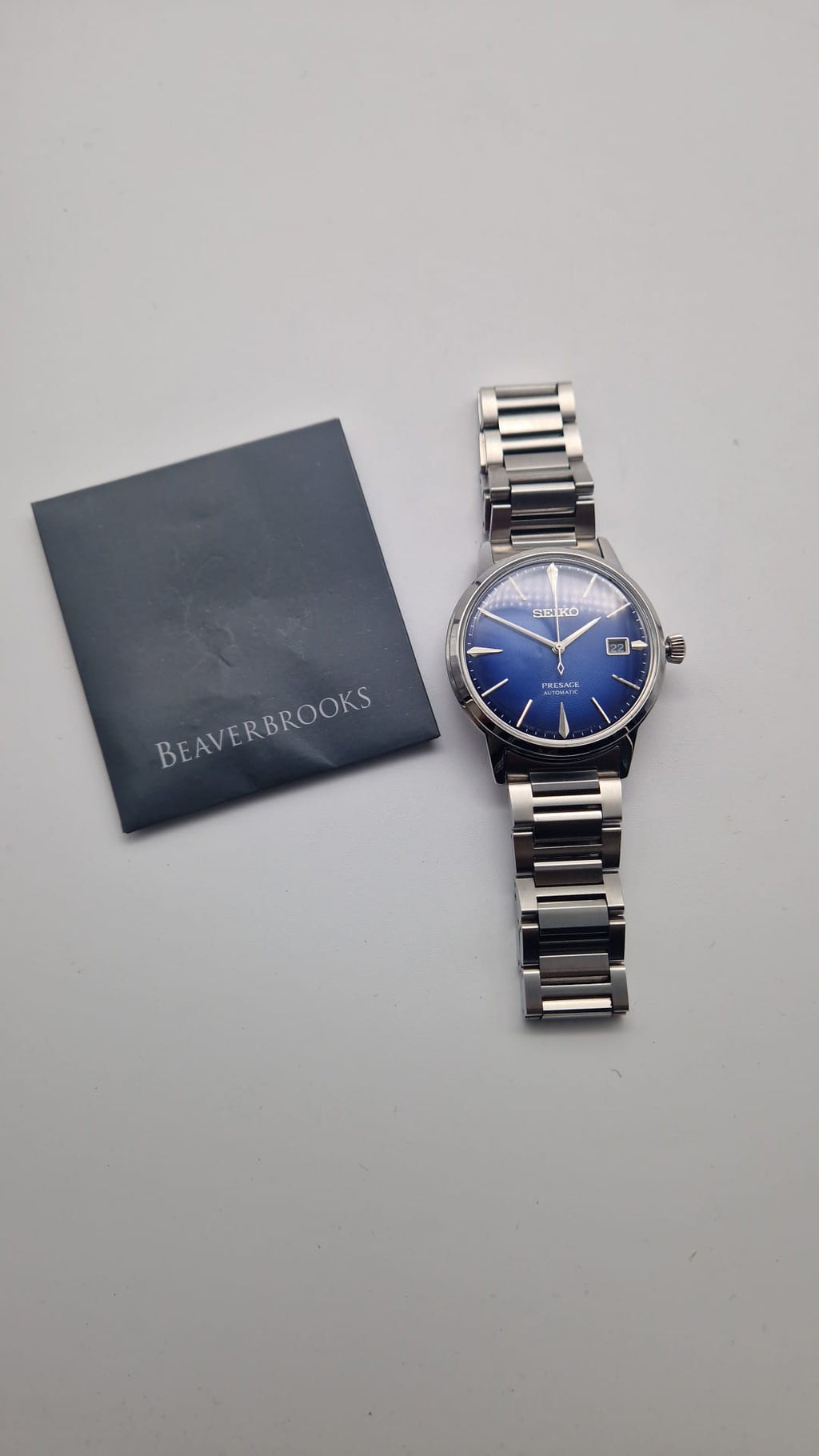 Seiko Presage Blue Moon Wristwatch (4R35-05EO) - Grade A