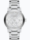 Burberry The city Silver-tone satainless steel watch, Grade B.