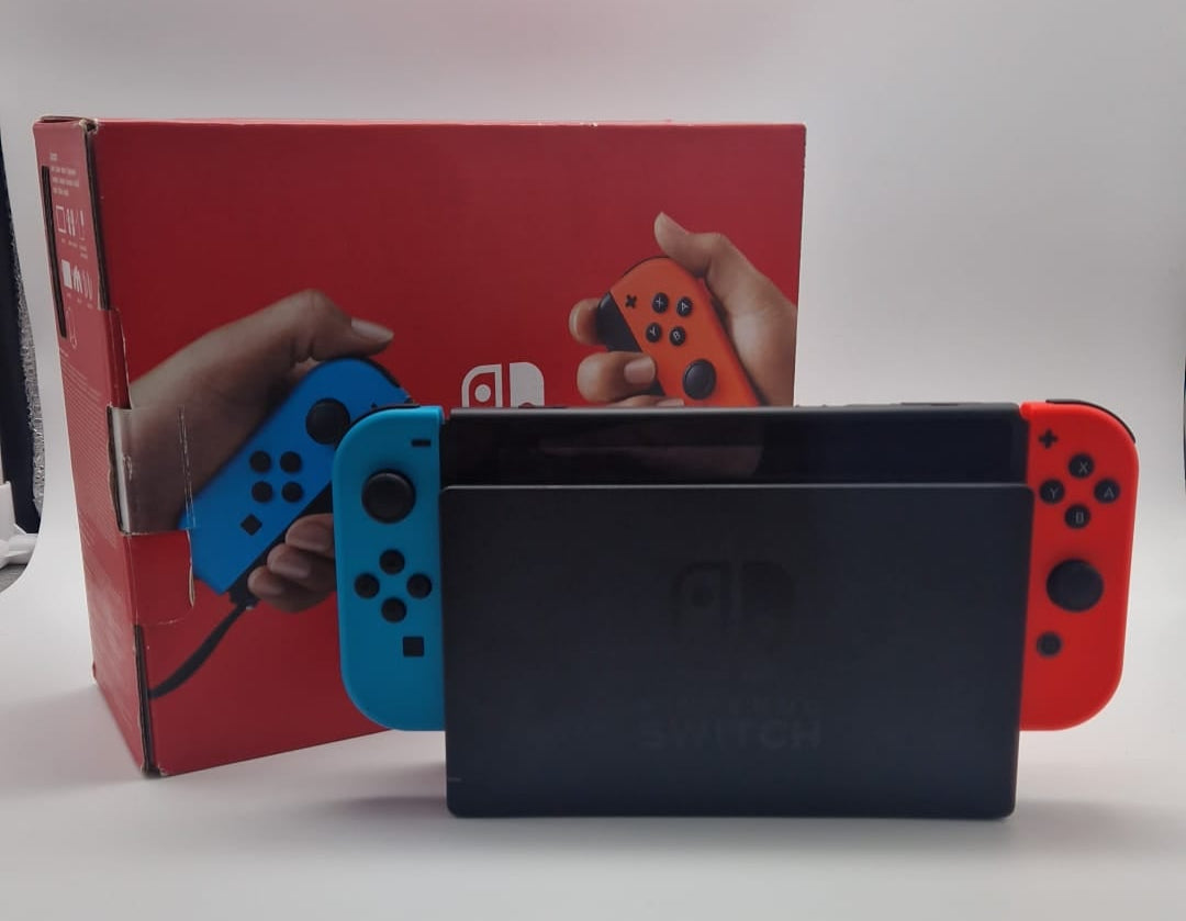 Nintendo Switch Neon Red & Blue 32gb, Grade A