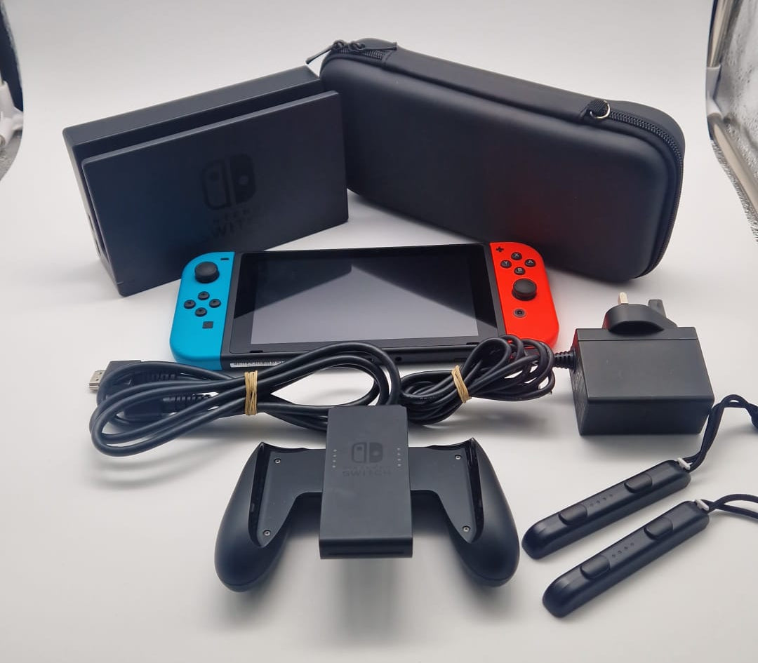 Nintendo Switch Neon Red & Blue 32gb, Grade A