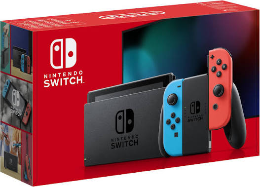 Nintendo Switch Neon Red & Blue 32gb, Grade A