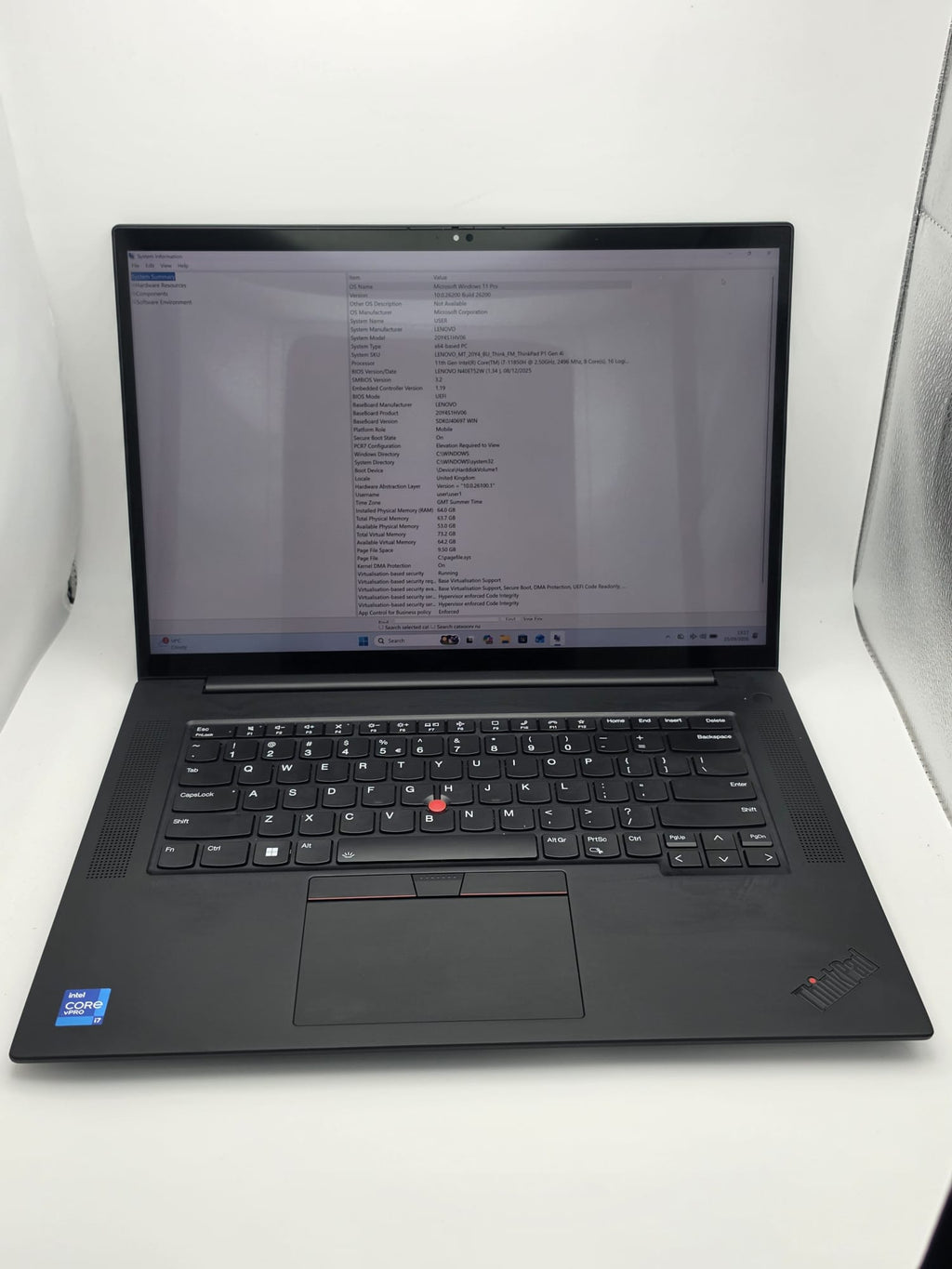 Lenovo ThinkPad P1 Gen 4 2TB, Black, Grade B